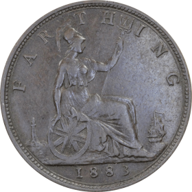 1 farthing 1883 wielka brytania b